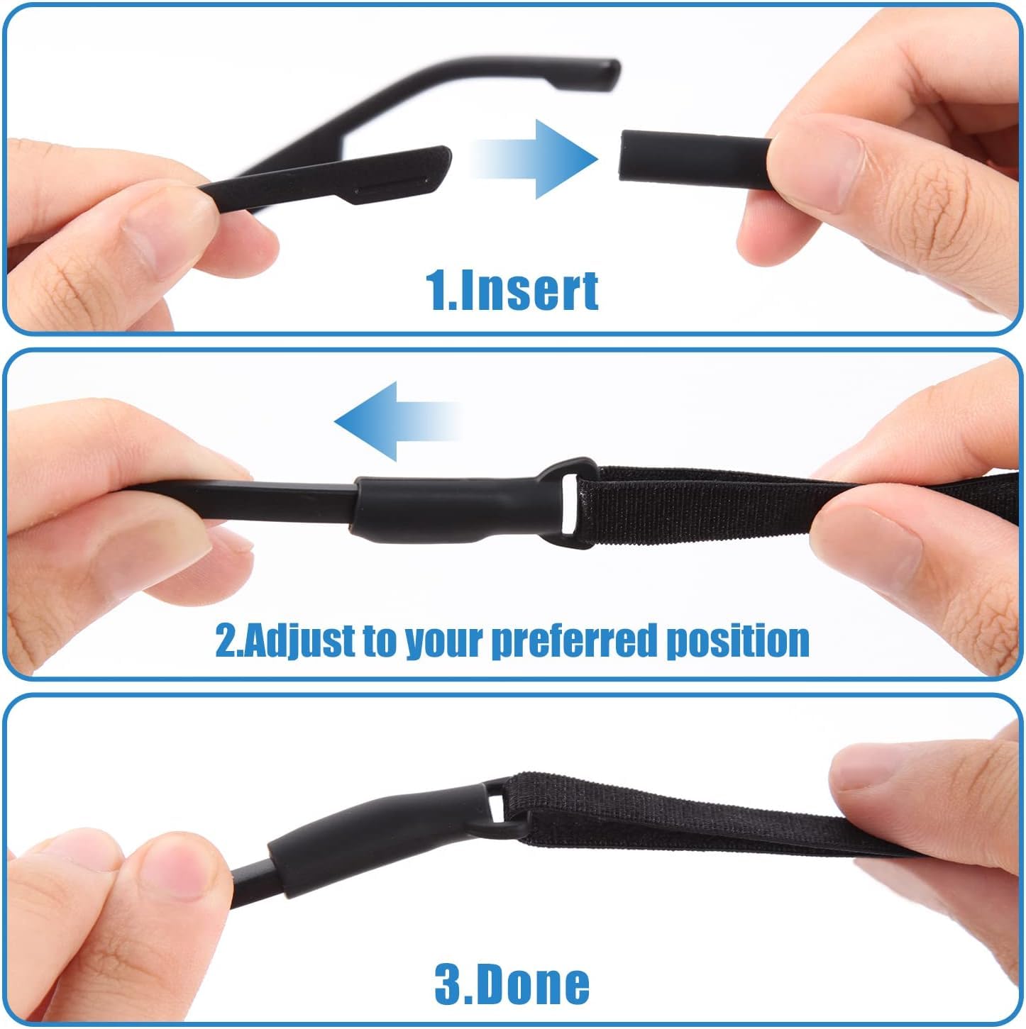 4 قطع من أربطة النظارات للبالغ - مراجعة Sunglass Retainer Cord وسعره