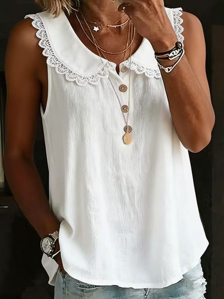 بلوزة نسائية صيفية جديدة 2026  - مراجعة Shirt Camp Collar وسعره