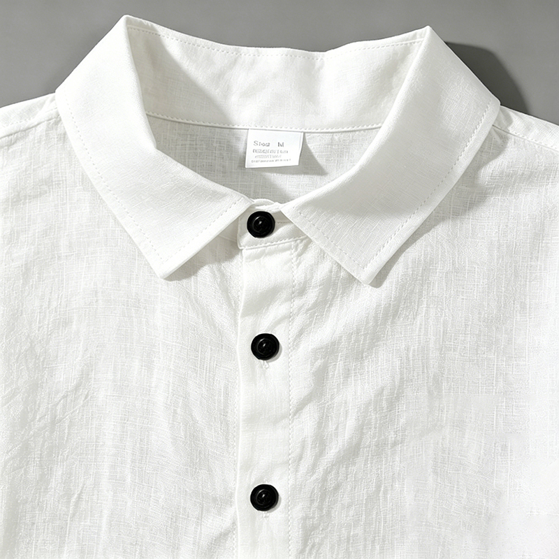 طقم رجالي من قطعتين من الكتان، - مراجعة Linen Shirt Breathable وسعره