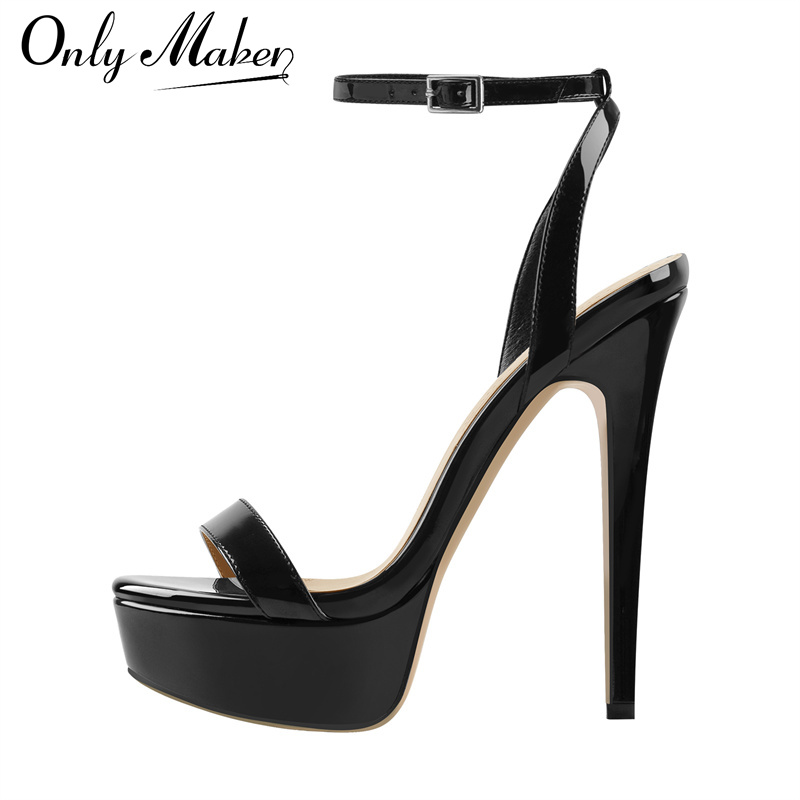 Onlymaker النساء منصة خنجر عال - مراجعة Casual Sandal Leather وسعره
