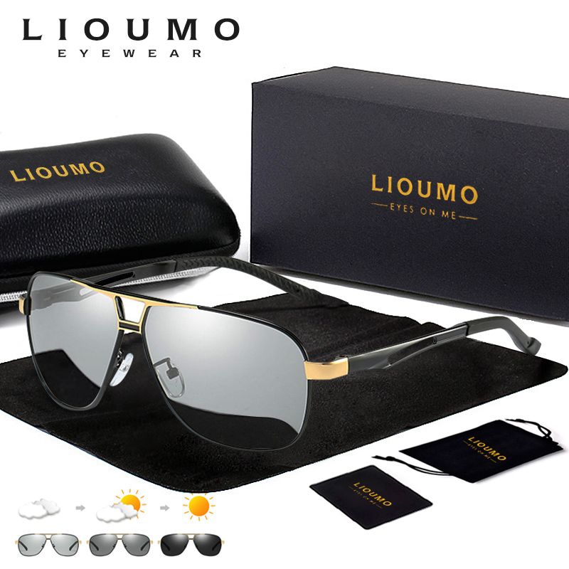 نظارات شمسية من LIOUMO للرجال، - مراجعة Sunglasses Aviator Polarized وسعره