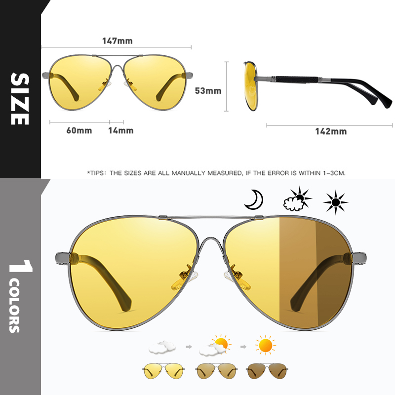 CoolPandas الطيران النظارات ال - مراجعة Sunglasses Aviator Polarized وسعره