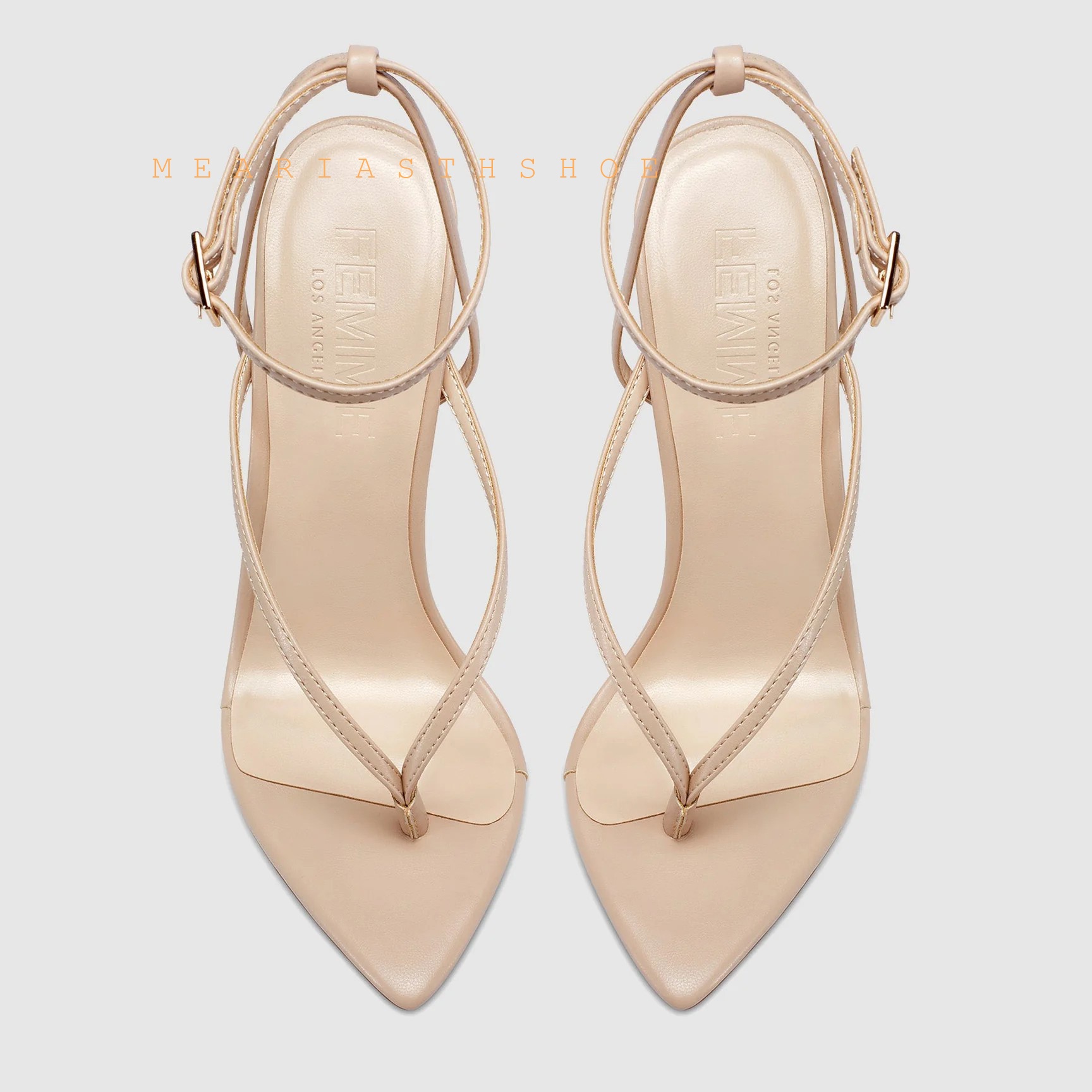 صندل نسائي بكعب عالٍ رفيع مدبب - مراجعة Casual Sandal Leather وسعره