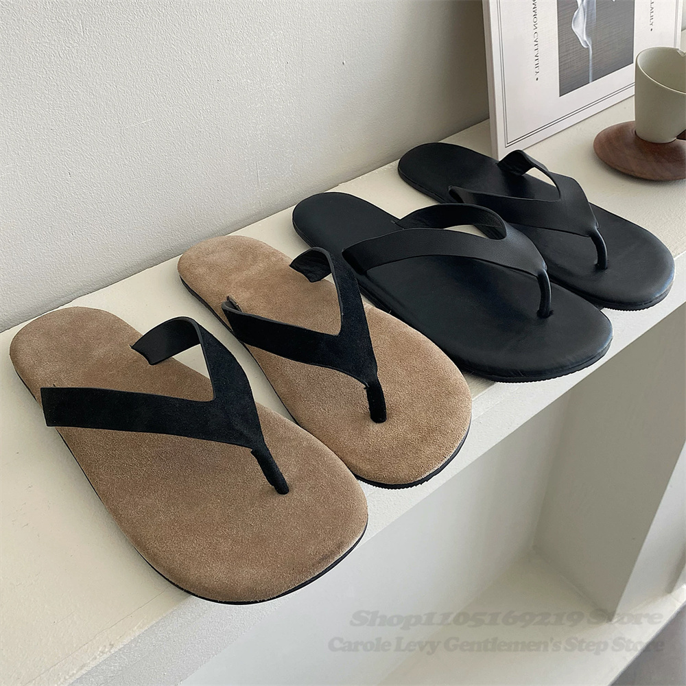 صندل رجالي بتصميم عتيق من جلد  - مراجعة Flip Flop Leather Men وسعره