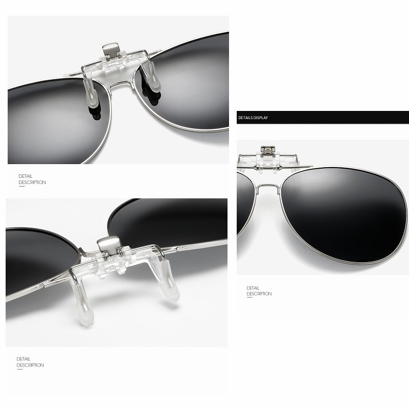 نظارة شمسية مستقطبة مع مشبك لل - مراجعة Sunglasses Aviator Polarized وسعره