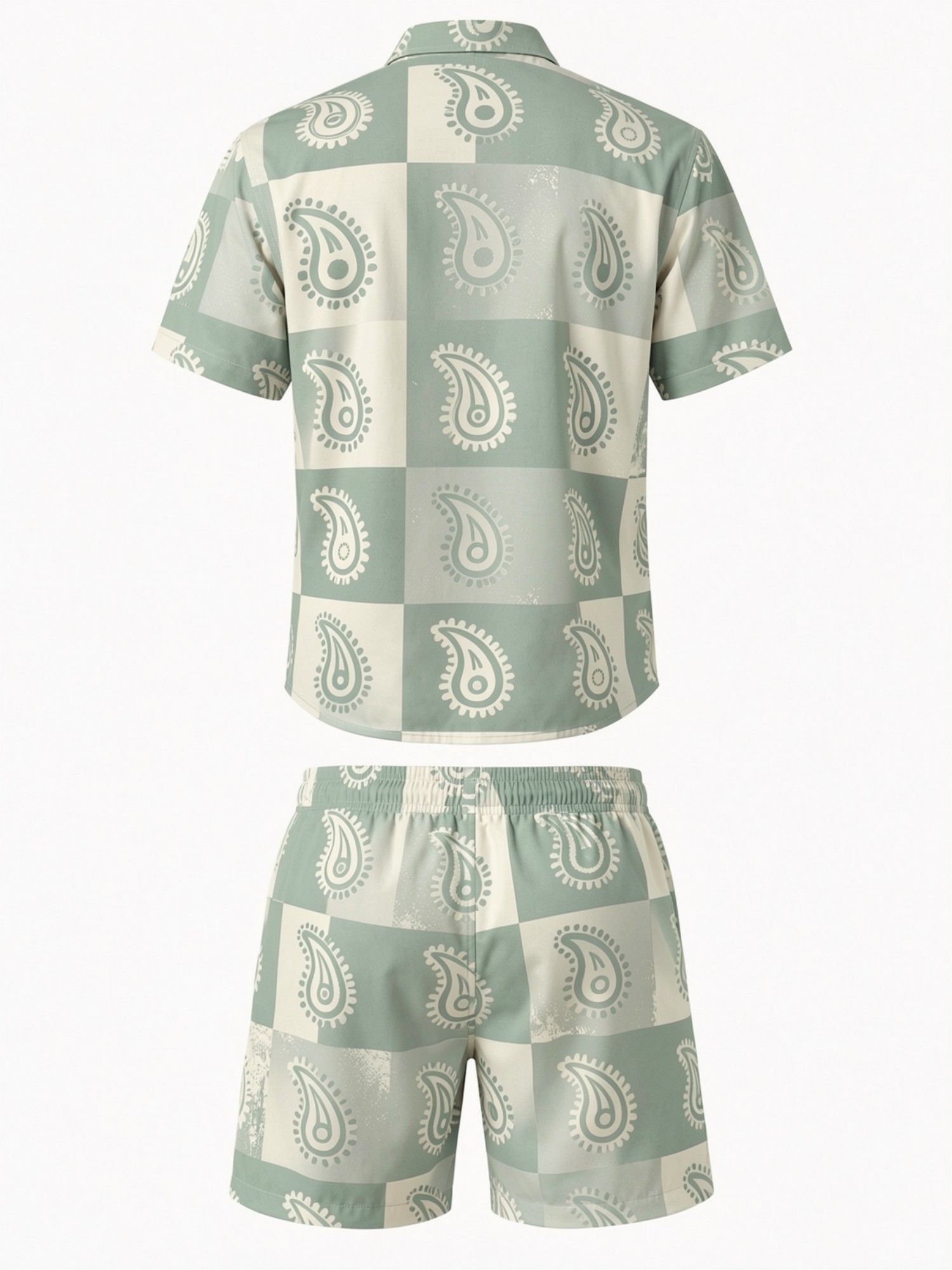 طقم رجالي صيفي مكون من قميص بأ - مراجعة Resort Shirt Floral وسعره