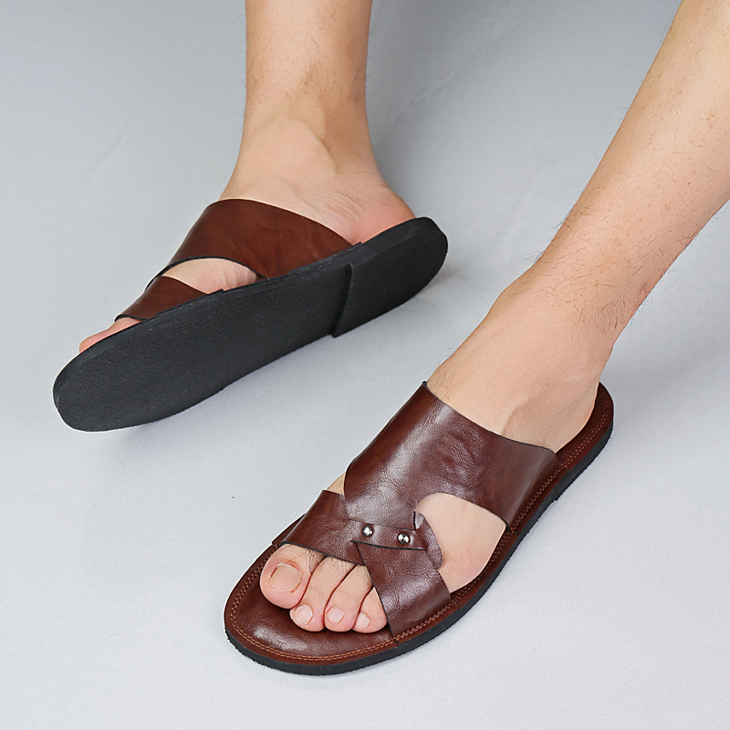 شباشب جلدية يدوية الصنع للرجال - مراجعة Flip Flop Leather Men وسعره