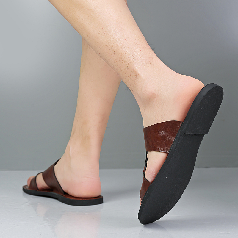 شباشب جلدية يدوية الصنع للرجال - مراجعة Flip Flop Leather Men وسعره