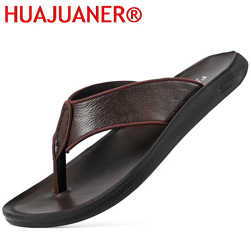صنادل رجالية كاجوال للخارج، نع - مراجعة Flip Flop Leather Men وسعره