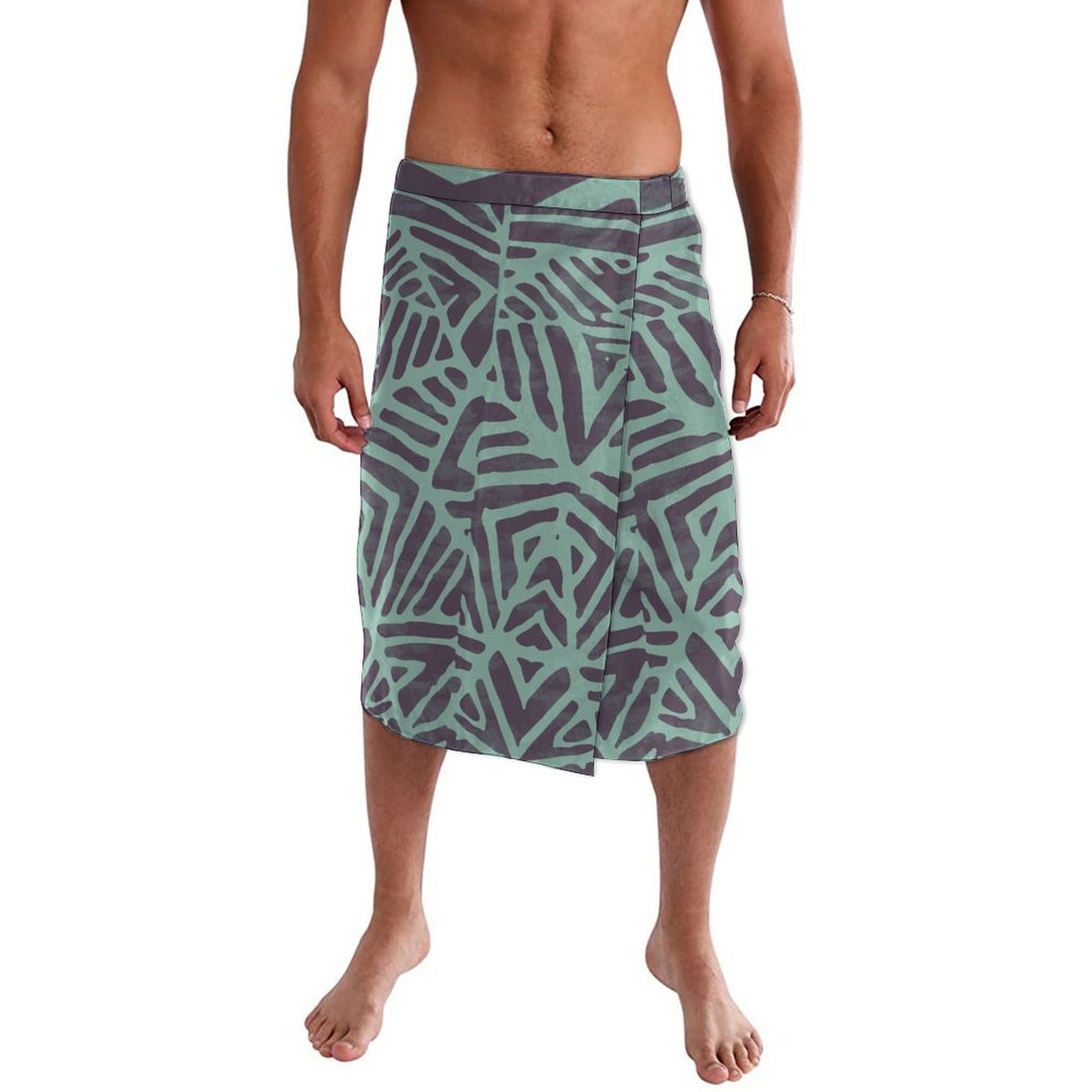 فستان رجالي ملفوف للشاطئ من ها - مراجعة Sarong Men Wrap وسعره