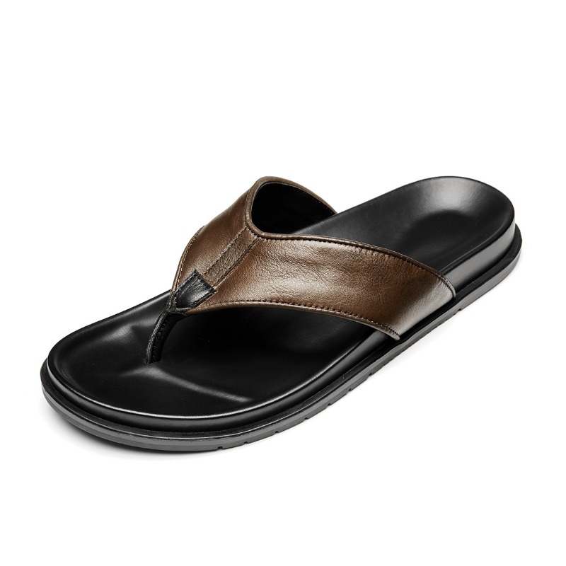 صندل رجالي جديد لصيف 2026 من ا - مراجعة Flip Flop Leather Men وسعره